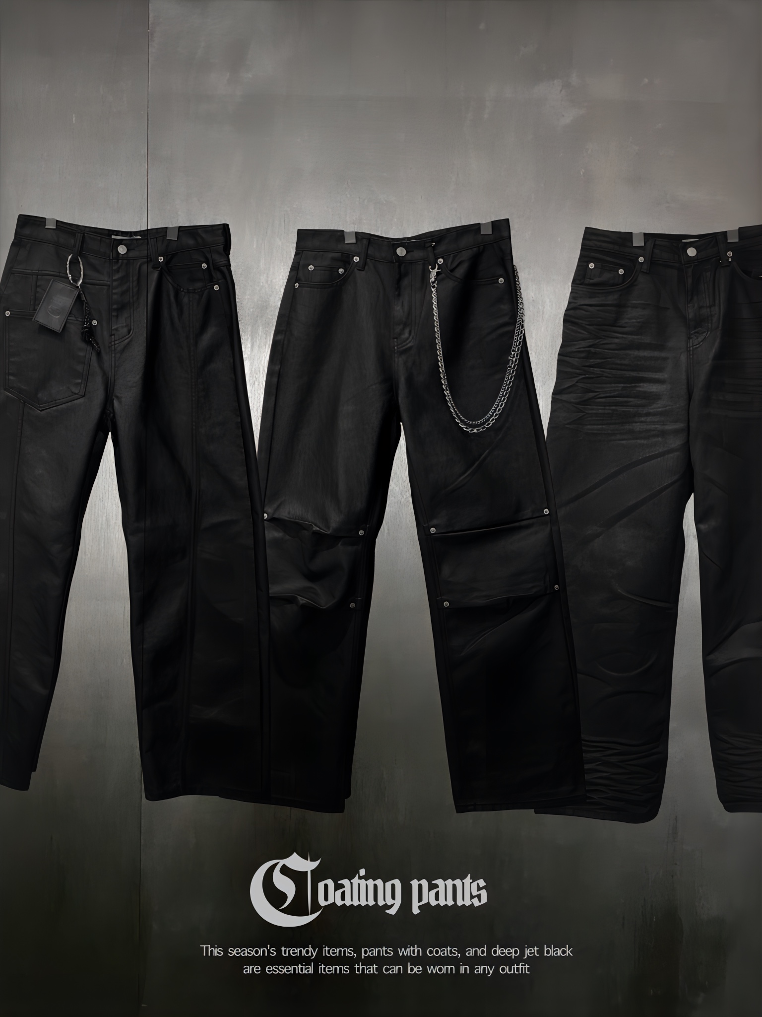 トレンドのコーティングパンツ✮⋆˙