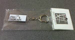 アクリルキーホルダーが完成してきました。