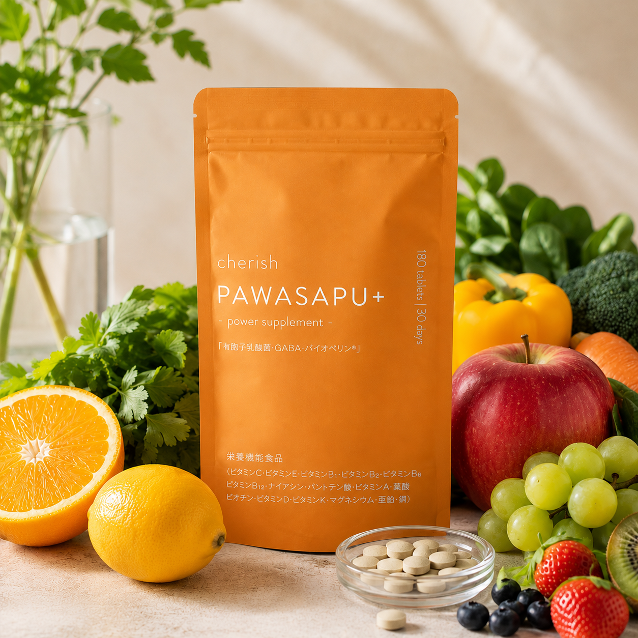 【新商品】毎日をもっと軽やかに、美しく。美容家・千波プロデュース『PAWASAPU+』発売！