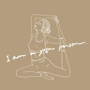 I am yoga person.Tシャツ