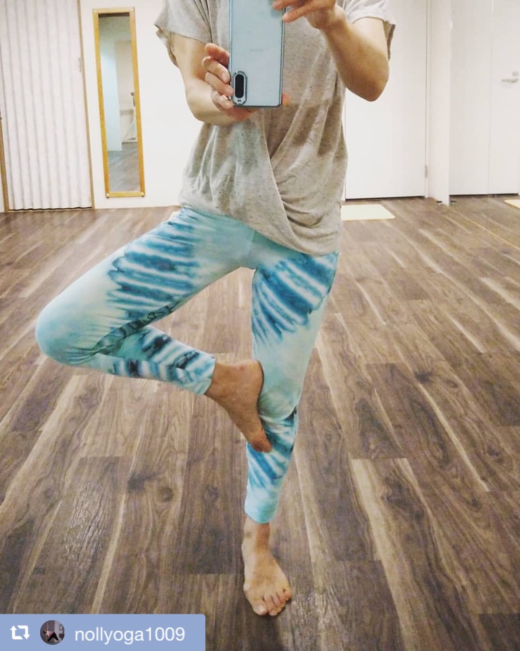 タイダイ柄。