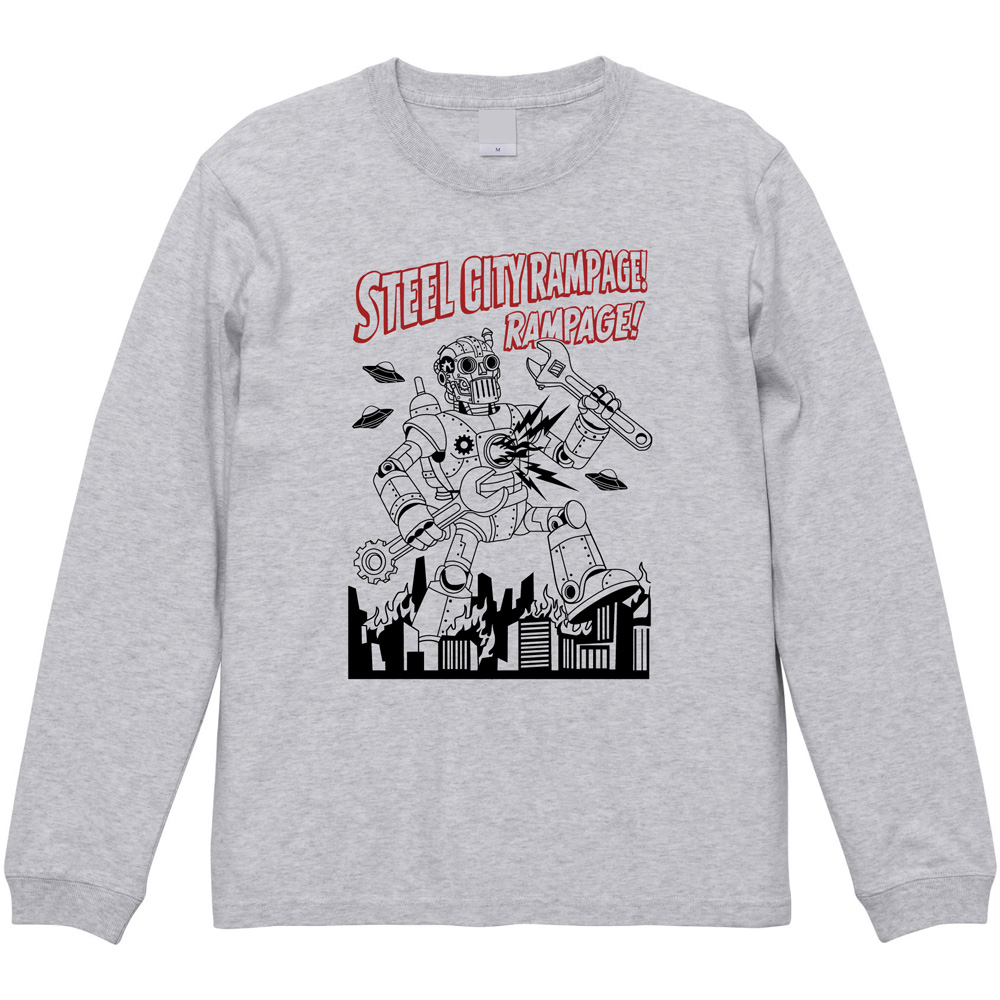 季節を問わず巨神が暴れる！レトロ特撮風ロンTが登場🤖🔥