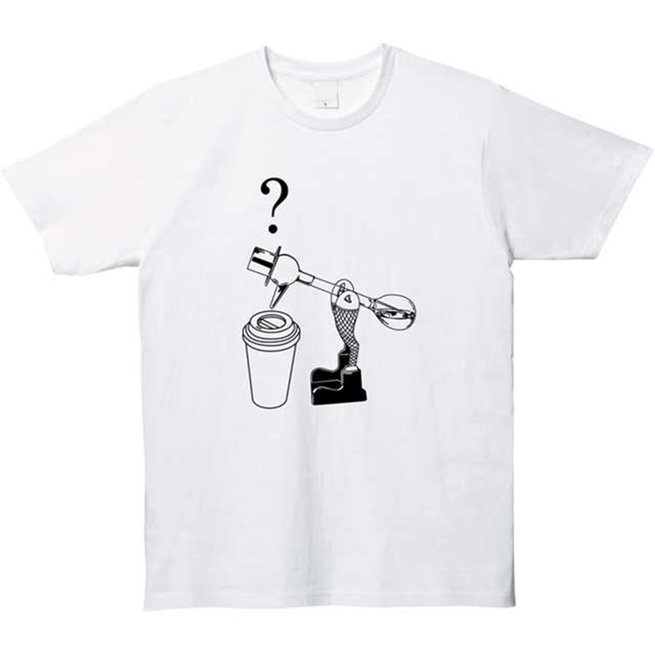 🎩鳥がコーヒー(?)を淹れる謎の装置Tシャツ!☕️❓センスで着こなせ!🧪