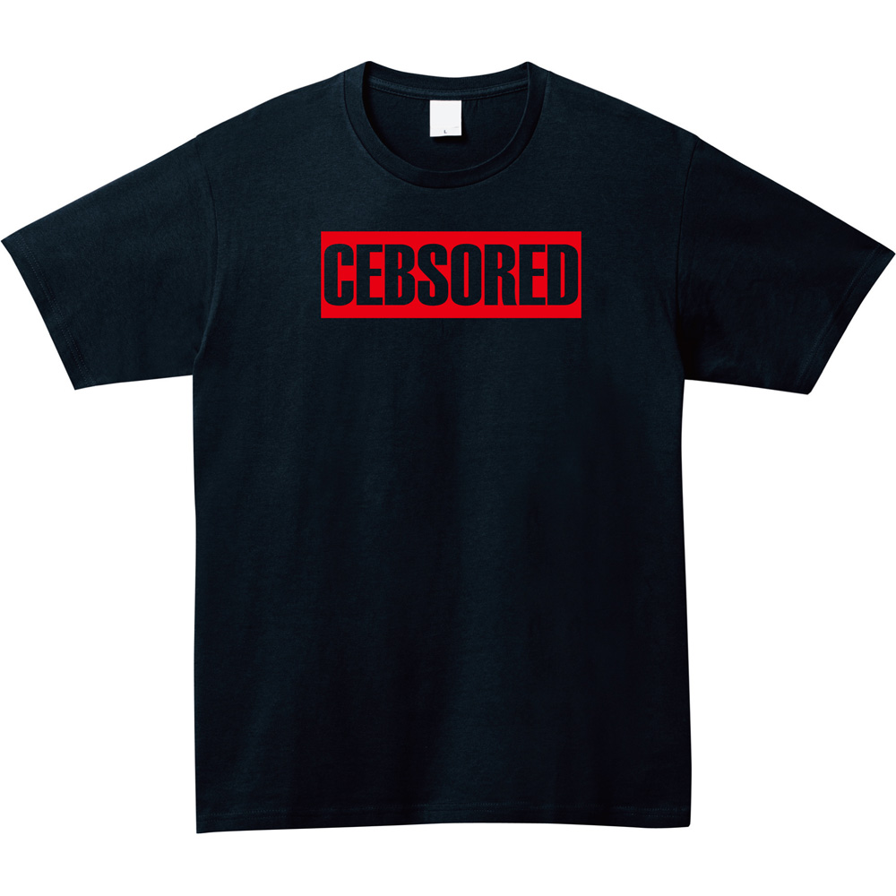 隠された真実を胸に！CEBSOREDボックスロゴTシャツ｜ストリート系パロディファッション全5色
