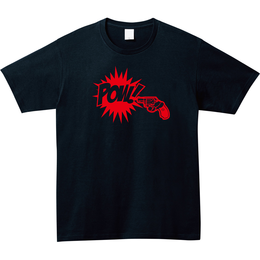 💥アメコミ好き必見!レトロポップな「POW!」ロゴTシャツで個性を爆発させよう!✨