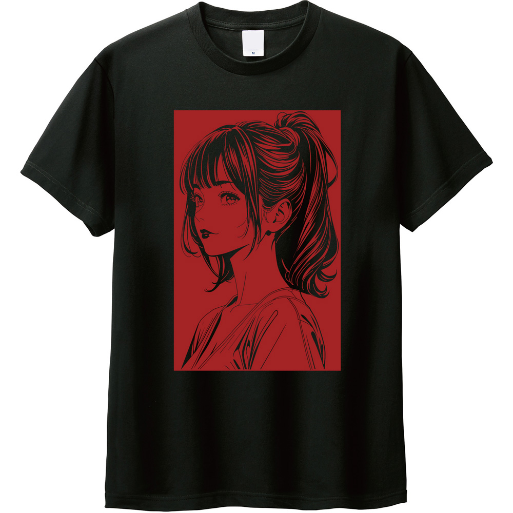 80sシティポップ風✨洗練の黒Tシャツ登場🏙️