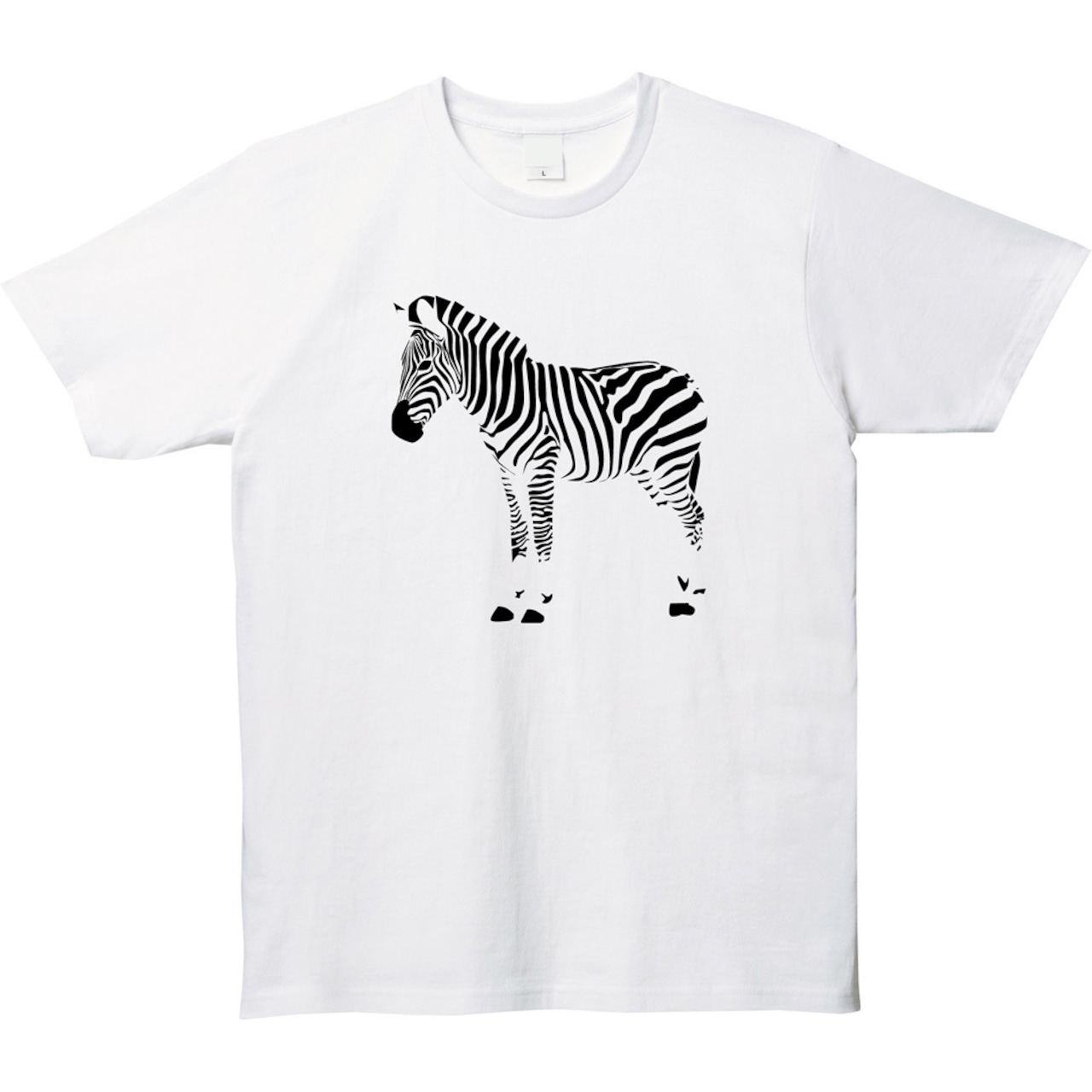 シンプルだけどインパクト抜群！シマウマシルエットTシャツでコーデにアクセントを