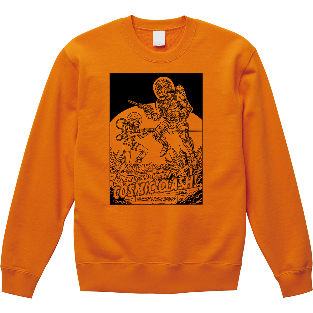 50年代アメコミ風！レトロSFスウェット「COSMIC CLASH!」ヴィンテージ感漂う1枚を紹介