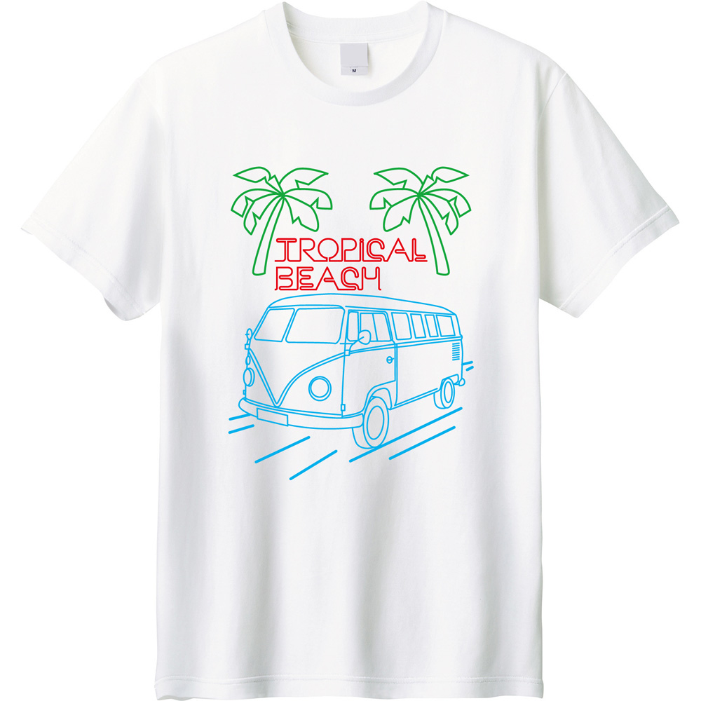 🌴この夏、主役はキミ！「トロピカルビーチプリントTシャツ」で最高の思い出を！🌴