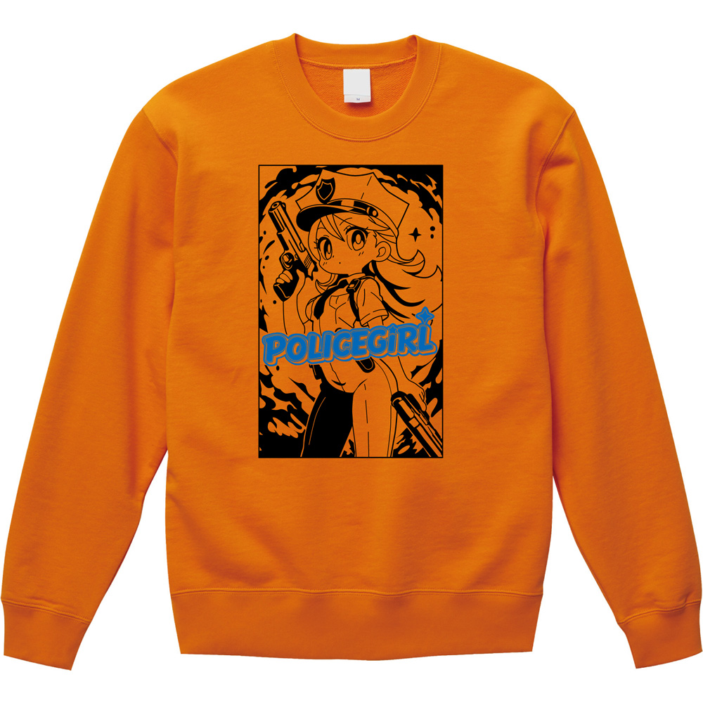 ゆるダボ感が今っぽい！アメコミ風「警察ガール」のビッグシルエットスウェットが新登場！