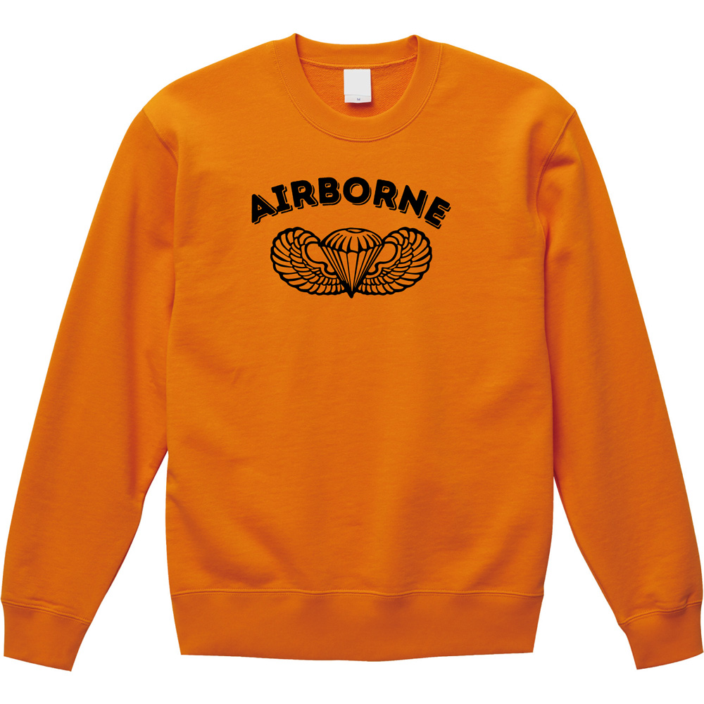 本格US ARMY空挺部隊ロゴ！アメカジ・部屋着に万能な裏パイルトレーナーがかっこいい🪂