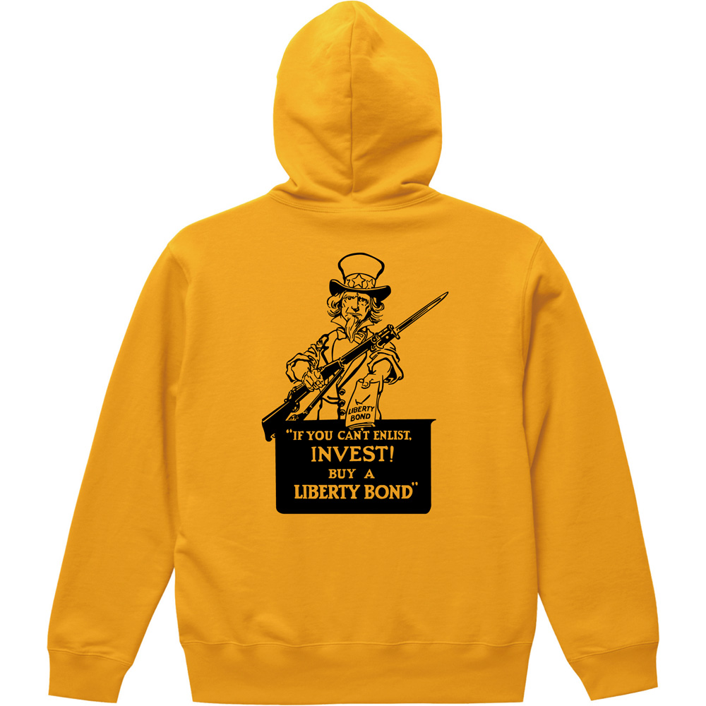 伝説を纏う。小顔見えも叶うアンクルサム・パーカー