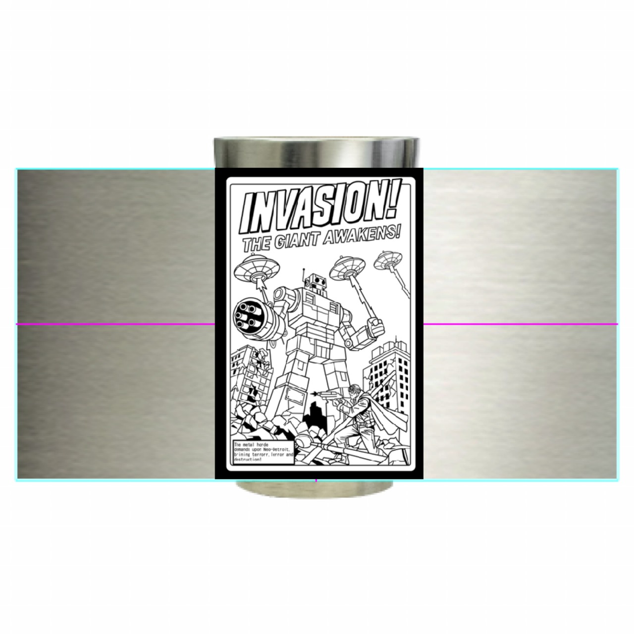 巨大ロボ襲来!?🤖 真空ステンレスタンブラーで「温かい・冷たい」を長時間キープする方法