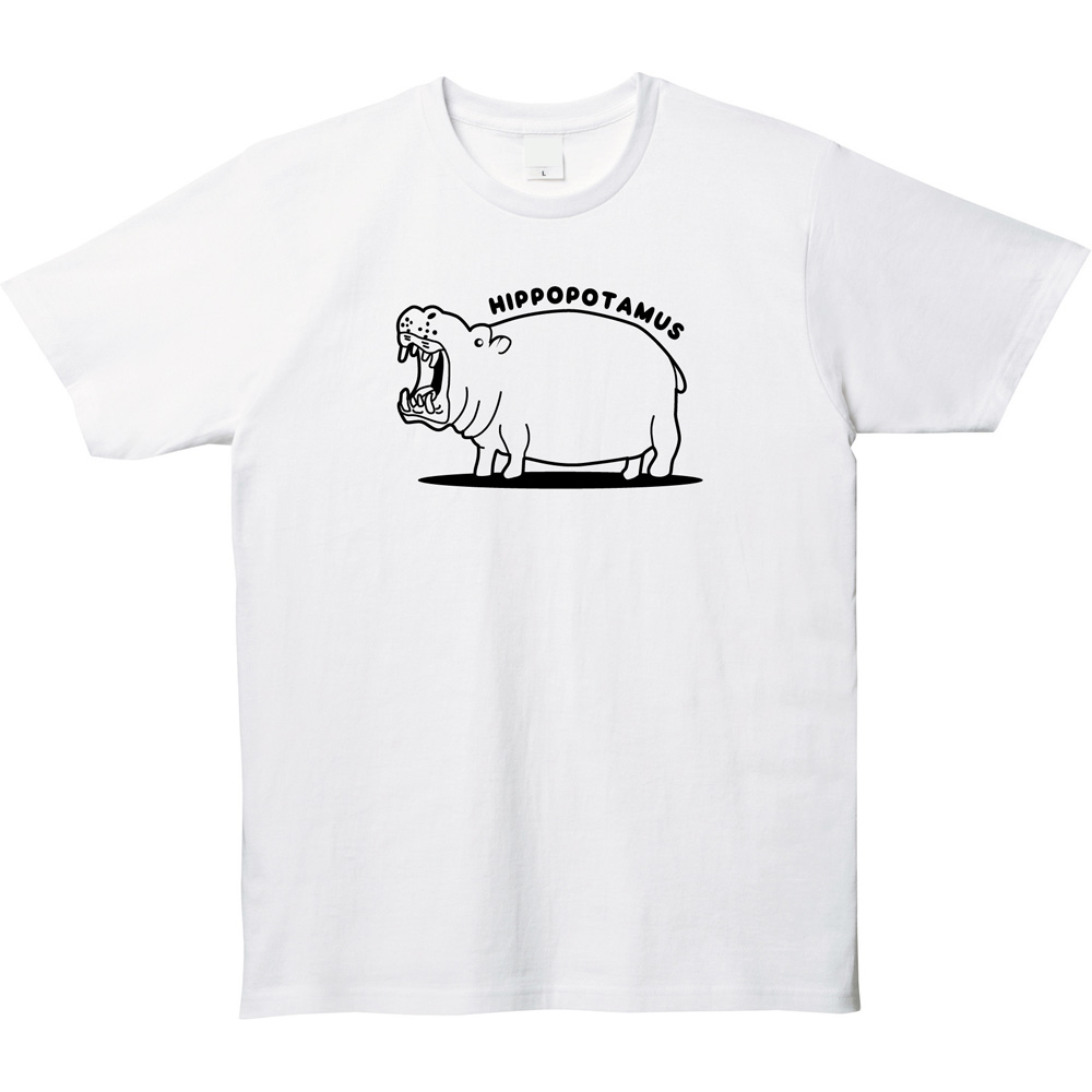 【カバ好き必見！】可愛すぎる「カバプリントTシャツ」で毎日をもっと楽しく！全6色をご紹介