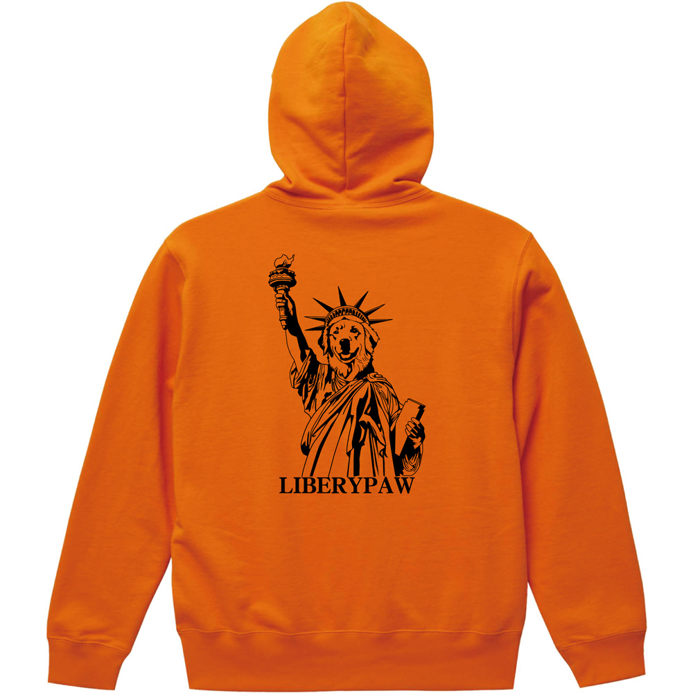 🗽自由の女神が犬に!?シュールなパロディパーカー🐾