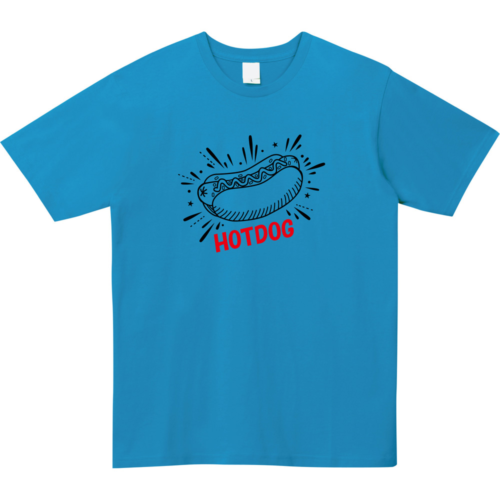 レトロ可愛い！アメカジ風ホットドッグTシャツ🌭