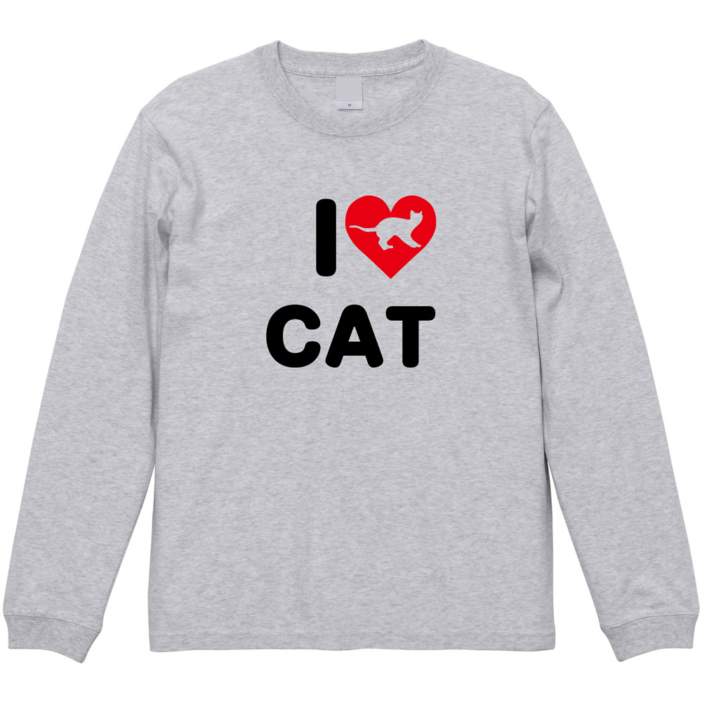 一年中、ねこ愛🐈❤️ゆるかわロゴのロンTで毎日を楽しく✨