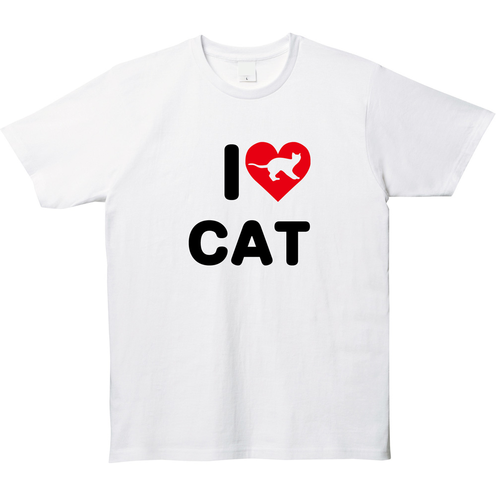 猫愛を胸に🐾可愛いハートロゴTシャツで毎日をハッピーに🐈