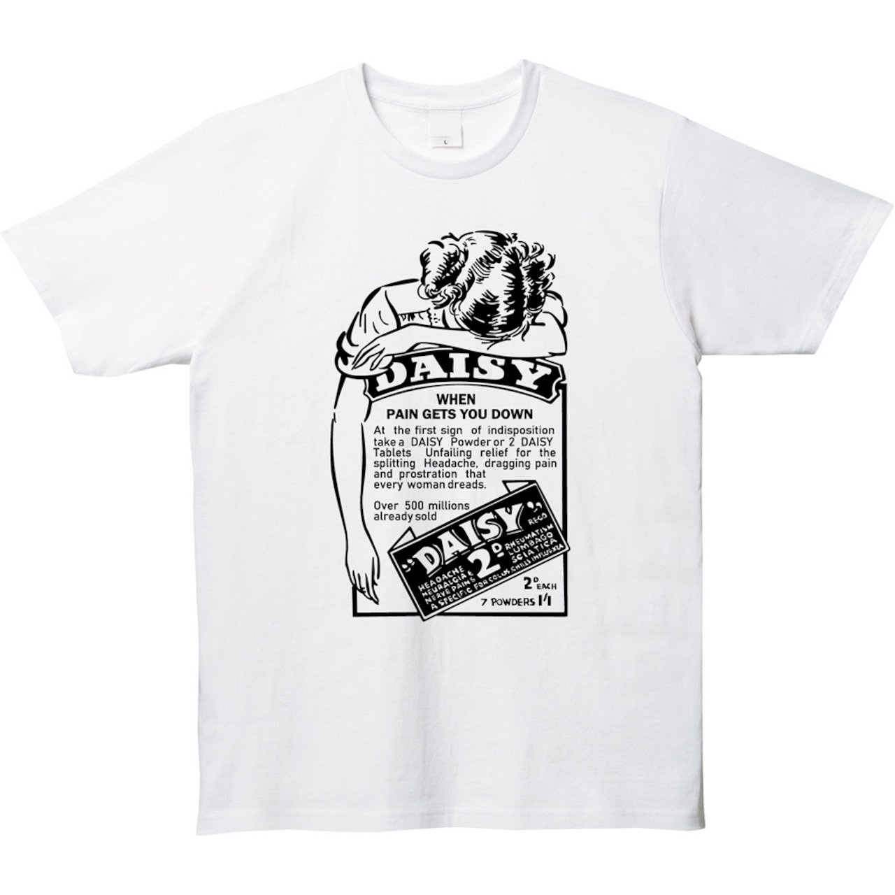 🎬✨ DAISYプリントTシャツで毎日を軽やかに!レトロ可愛いが止まらない💖