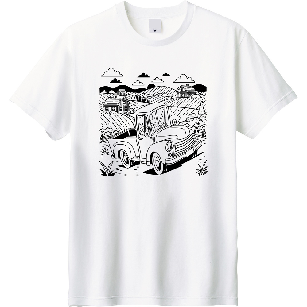 🌽✨【新作Tシャツ】レトロファームロゴTシャツで、とっておきの休日スタイルを叶えよう！