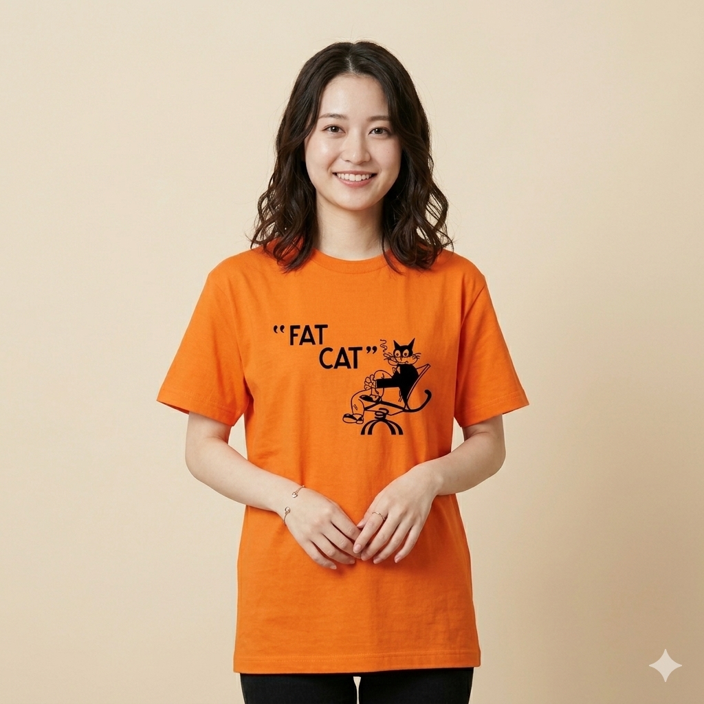 B-25実在アート復刻✈️伝説の猫「FAT CAT」T✨