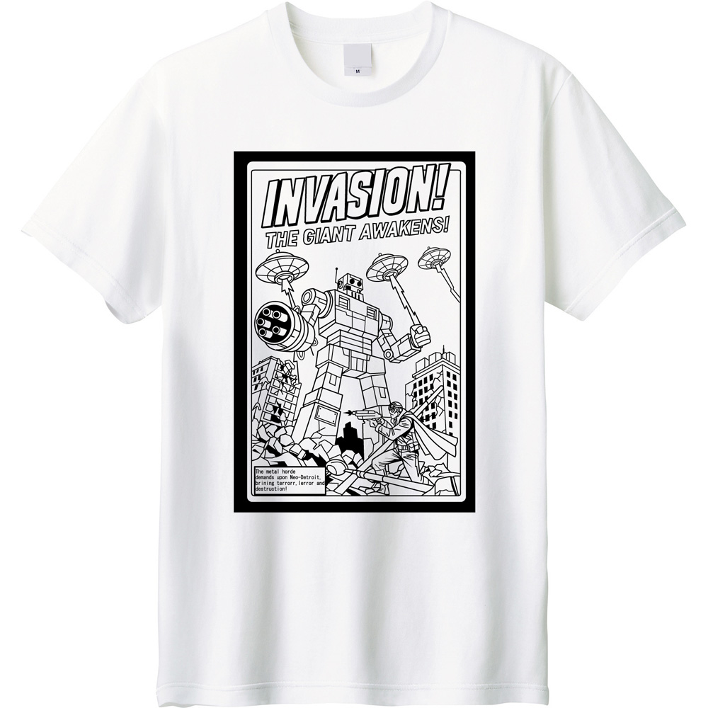 襲来!巨大ロボットTシャツでレトロSFのロマンを纏う!【全9色】