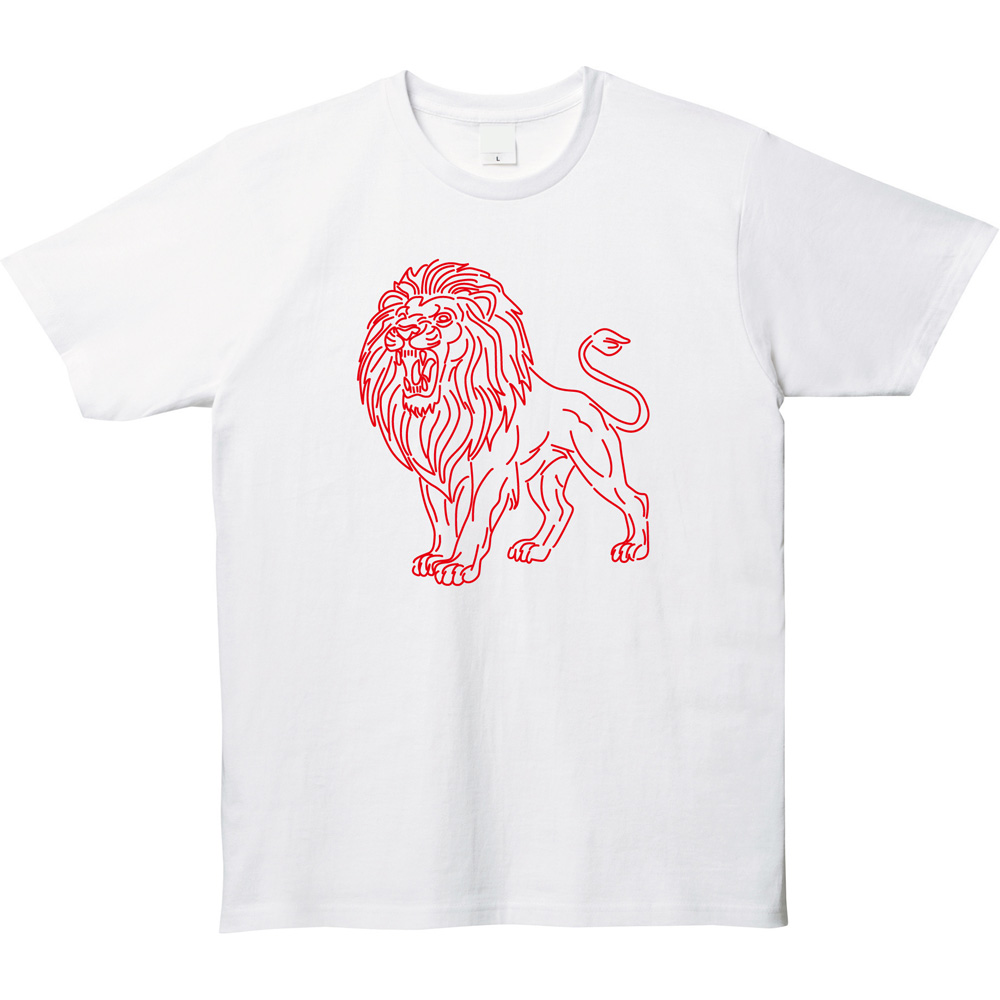 クールで目を引く！ライオンロゴTシャツで夏のファッションを楽しもう