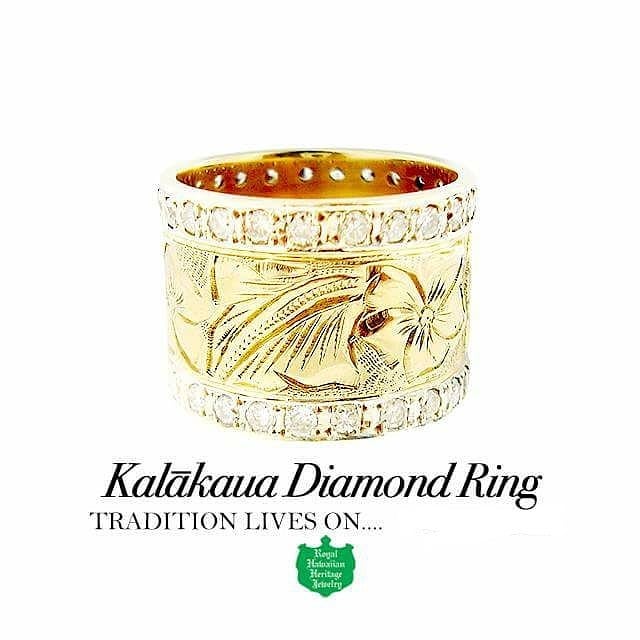  Kalakaua Diamond Ring  ロイヤル ハワイアン ヘリテイジ ジュエリー