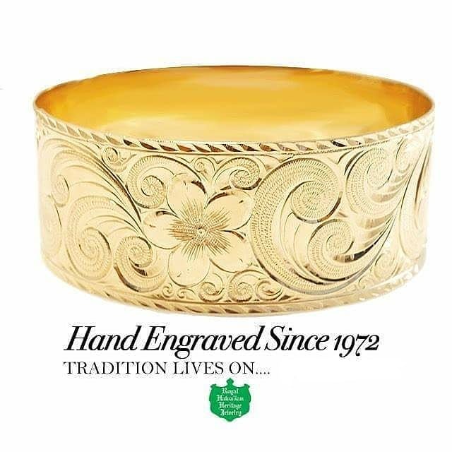 Hand Engraved Since 1972  ロイヤル ハワイアン ヘリテイジ ジュエリー