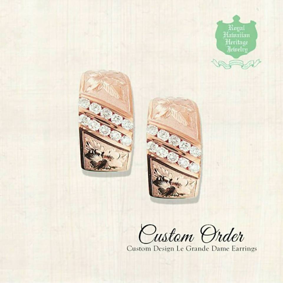 Custom Order Custom Design Le Grande Dame Earrings