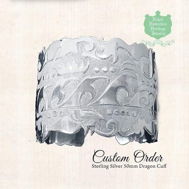 Sterling Silver 50mm Dragon Cuff  さらに5%OFFクーポン開催中！