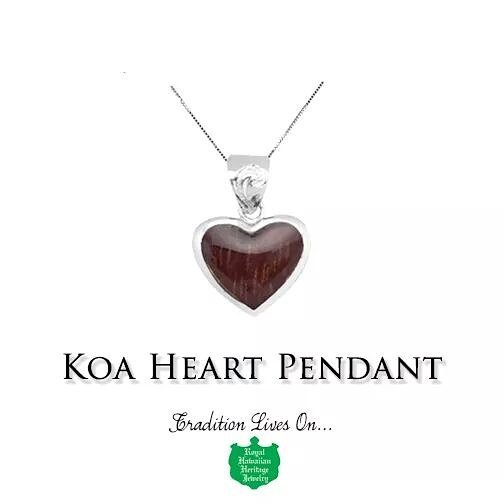 Koa Heart Pendant  ロイヤル ハワイアン ヘリテイジ ジュエリー