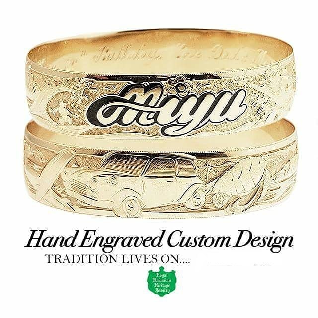  HandEngraved CustomDesign  ロイヤル ハワイアン ヘリテイジ ジュエリー