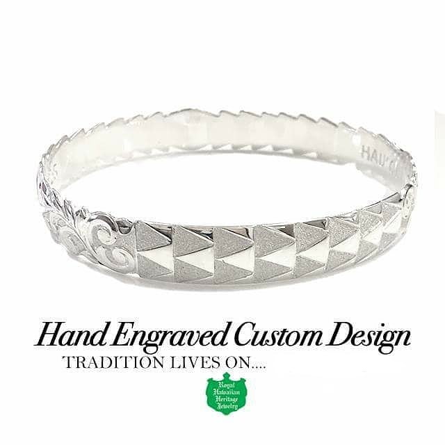 Hand Engraved CustomDesign  ロイヤル ハワイアン ヘリテイジ ジュエリー