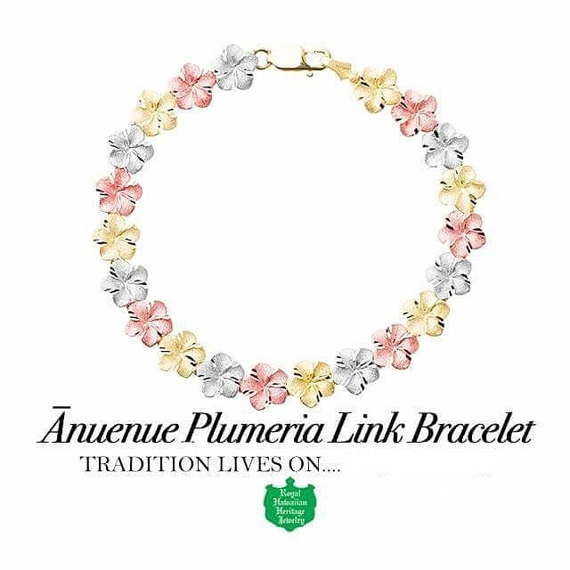  Anuenue Plumeria Link Bracelet  ロイヤル ハワイアン ヘリテイジ 