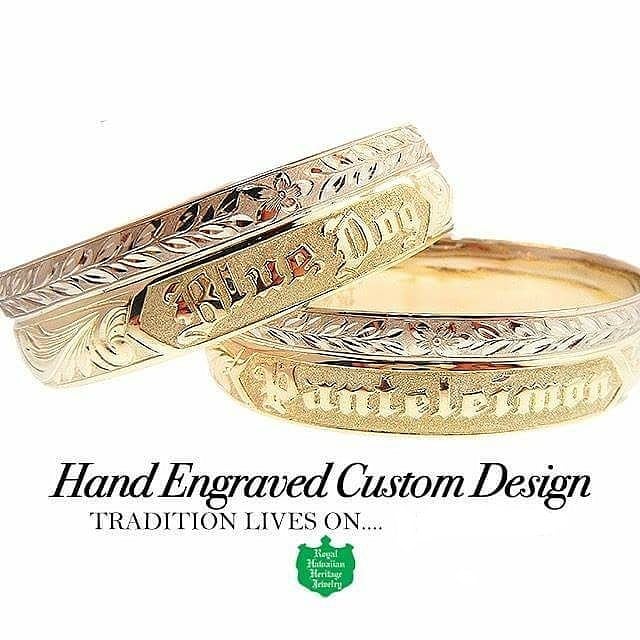  Hand Engraved CustomDesign  ロイヤル ハワイアン ヘリテイジ ジュエー