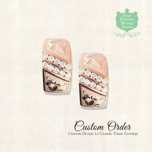 Custom Design Le Grande Dame Earrings