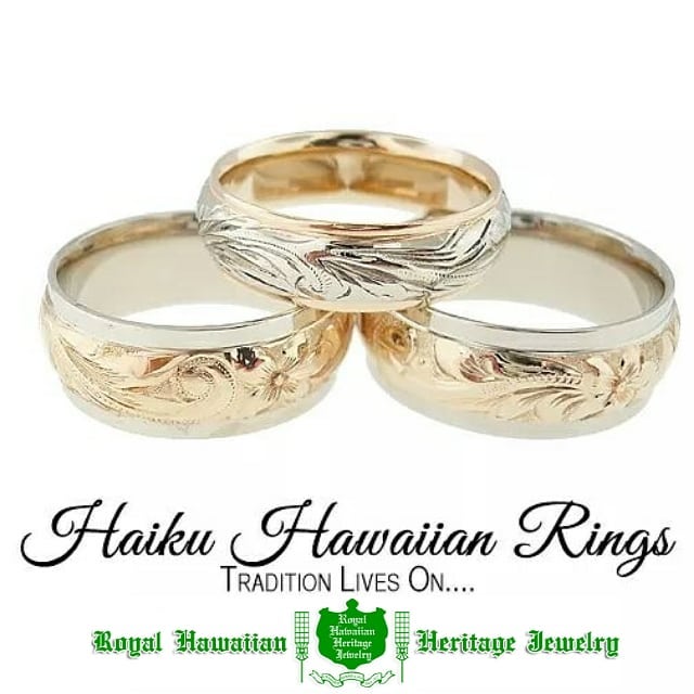 Haiku Hawaiian Rings  足元お気をつけてお出掛け下さい。