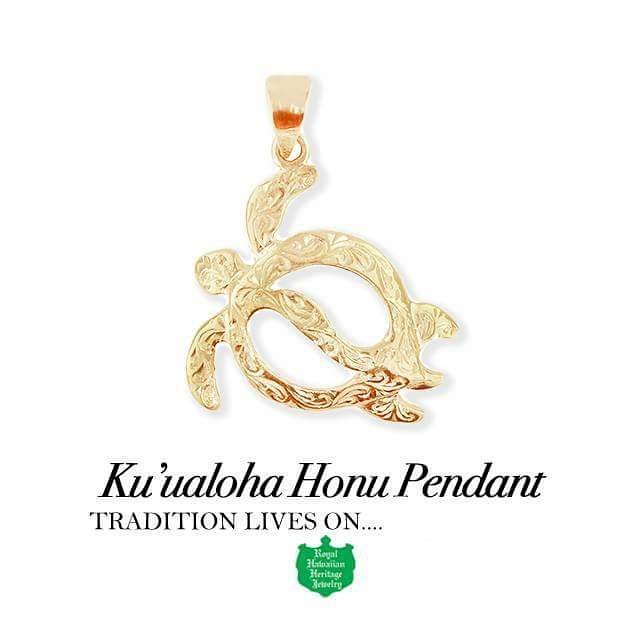 Ku'ualoha Honu pendant  ロイヤル ハワイアン ヘリテイジ ジュエリー