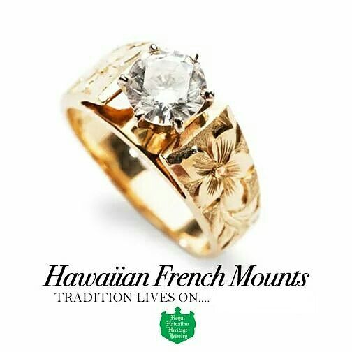 Hawaiian French Mounts  ロイヤル ハワイアン ヘリテイジ ジュエリー