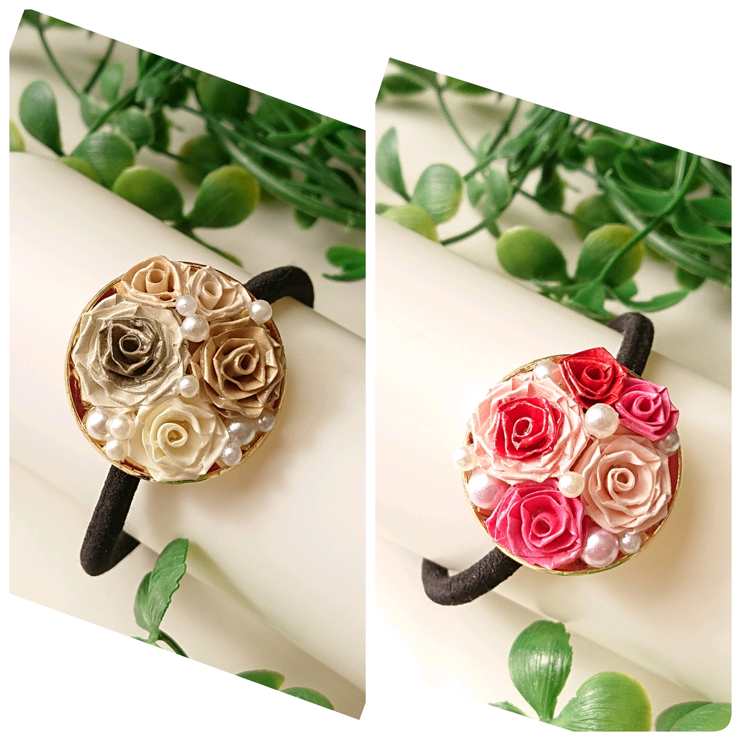 ROUND roseヘアゴム