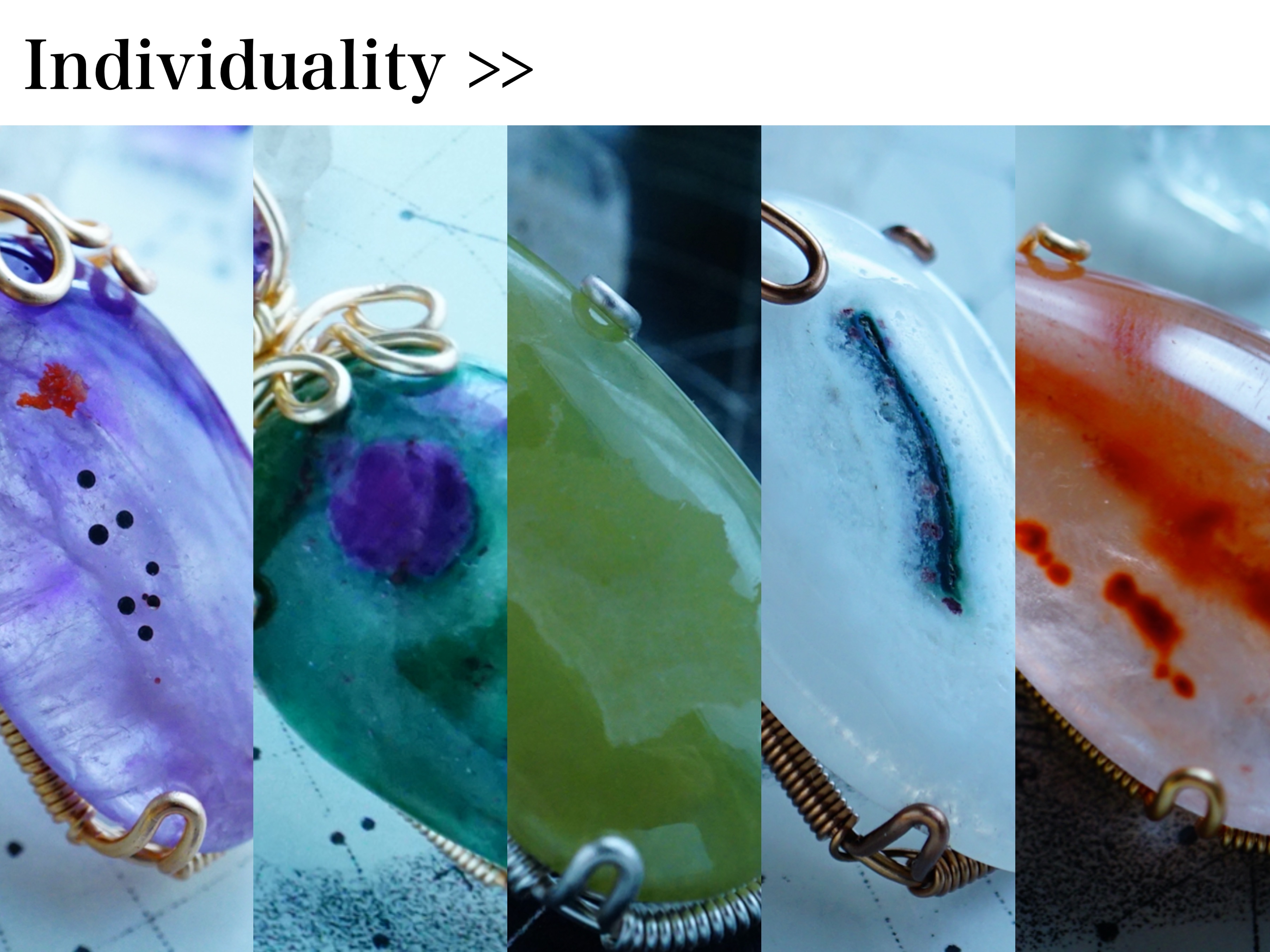 Collections「Individuality - 特に個性的な石のアクセサリー」を追加しました