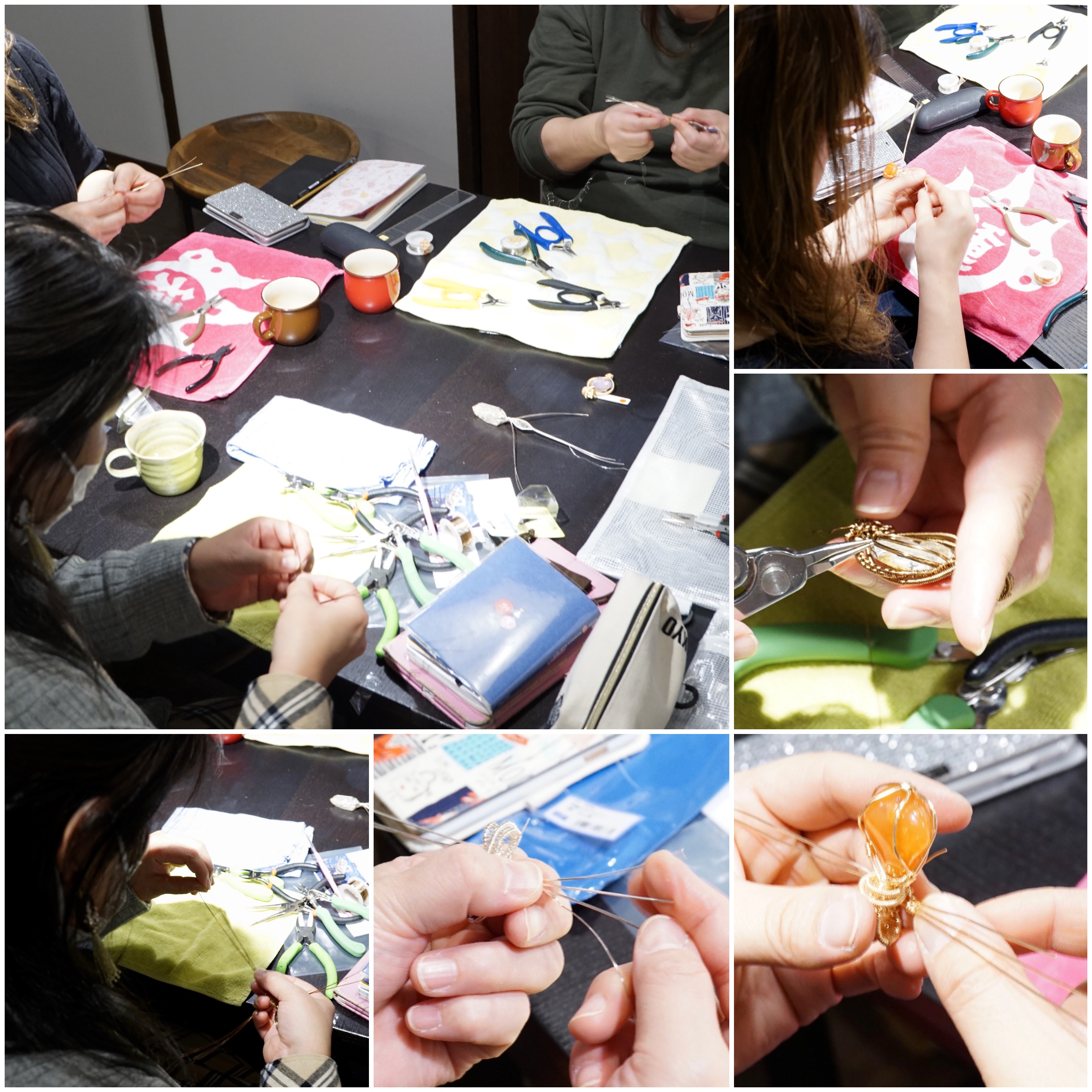 1/20（日）ワイヤーペンダントトップ作りWS ＆ 販売会＠大阪　ありがとうございました