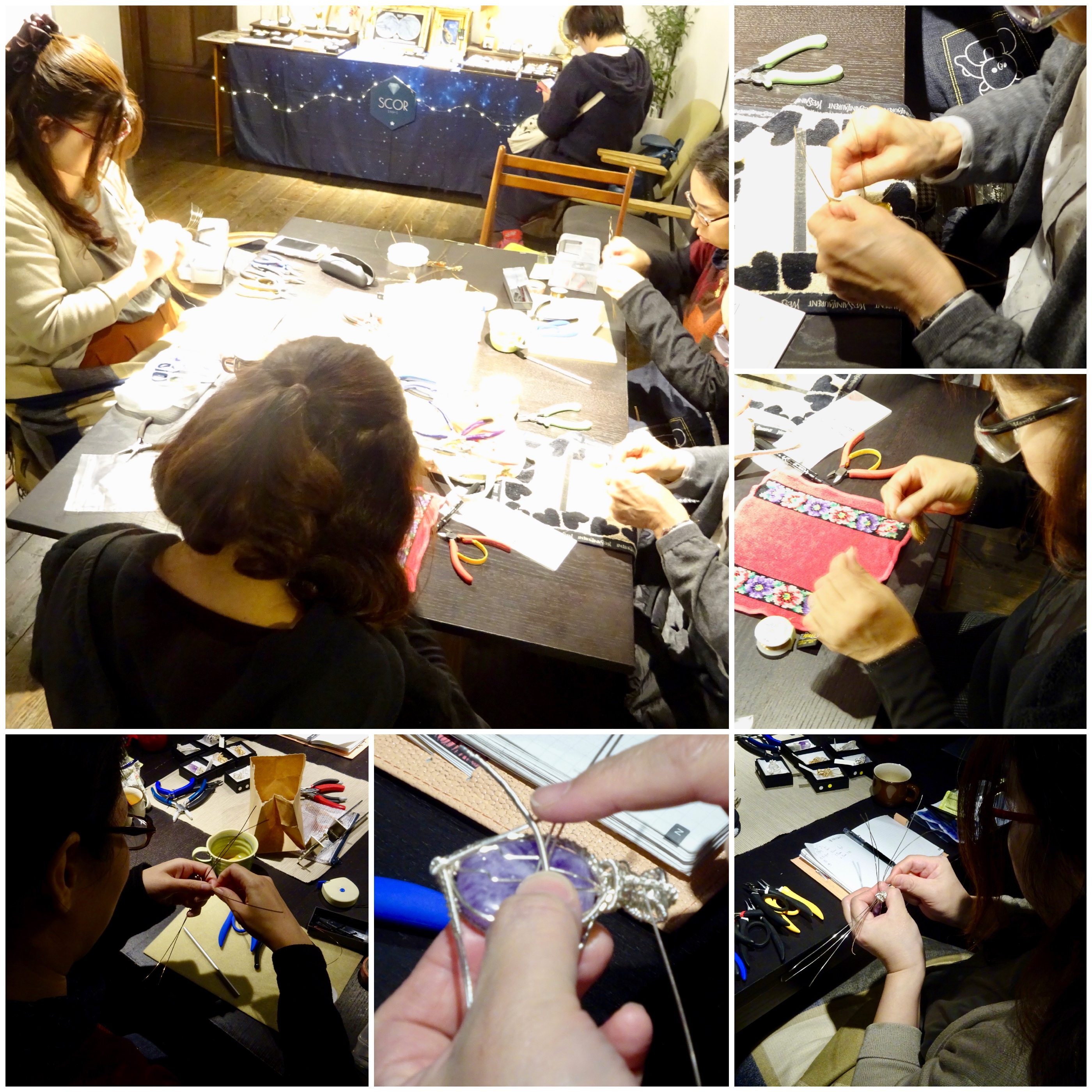 11/25（日）ワイヤーペンダントトップ作りWS ＆ 販売会＠大阪　ありがとうございました