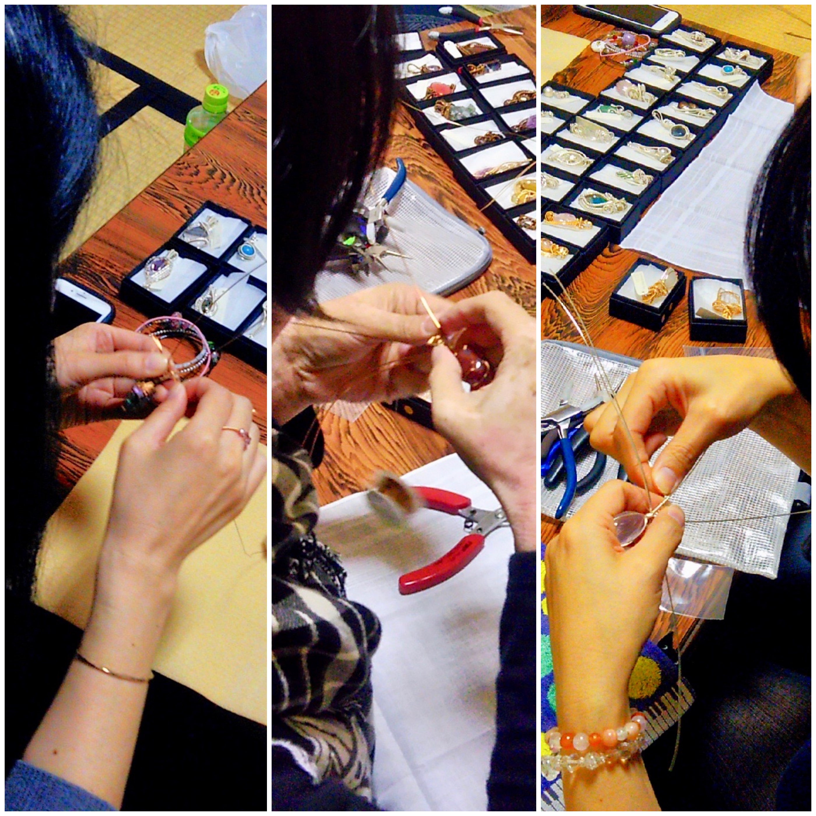 11/11(日)ワイヤーペンダントトップ作りワークショップ@大阪 ありがとうございました