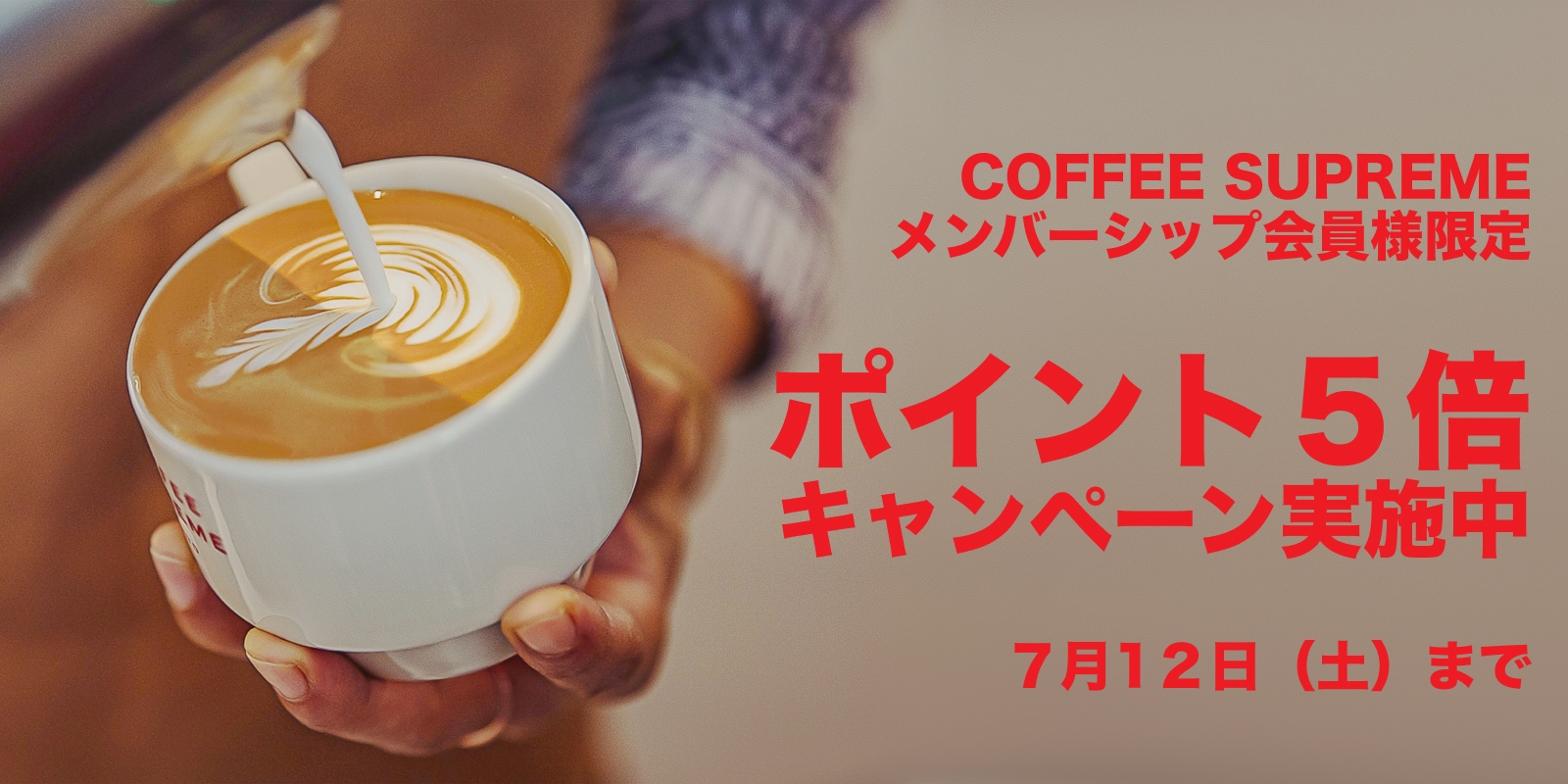 ポイント5倍キャンペーン
