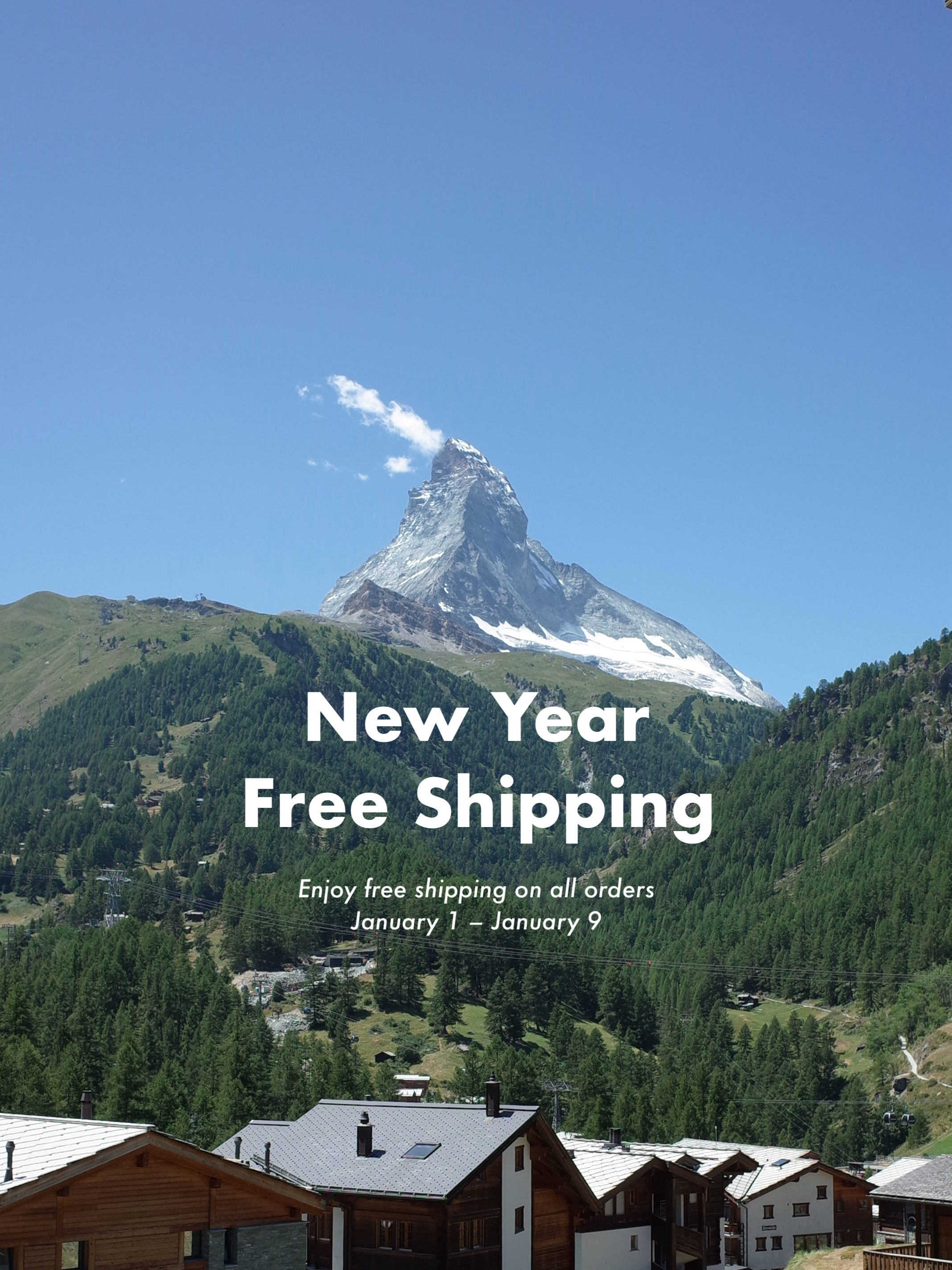 1月1〜9日まで送料無料キャンペーン開催