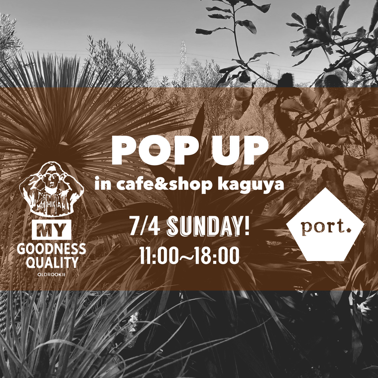 7/4(sun)POP UP!! @cafe&shop kaguya