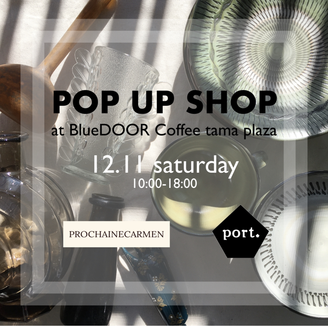 12/11(SAT) popup in tama plaza