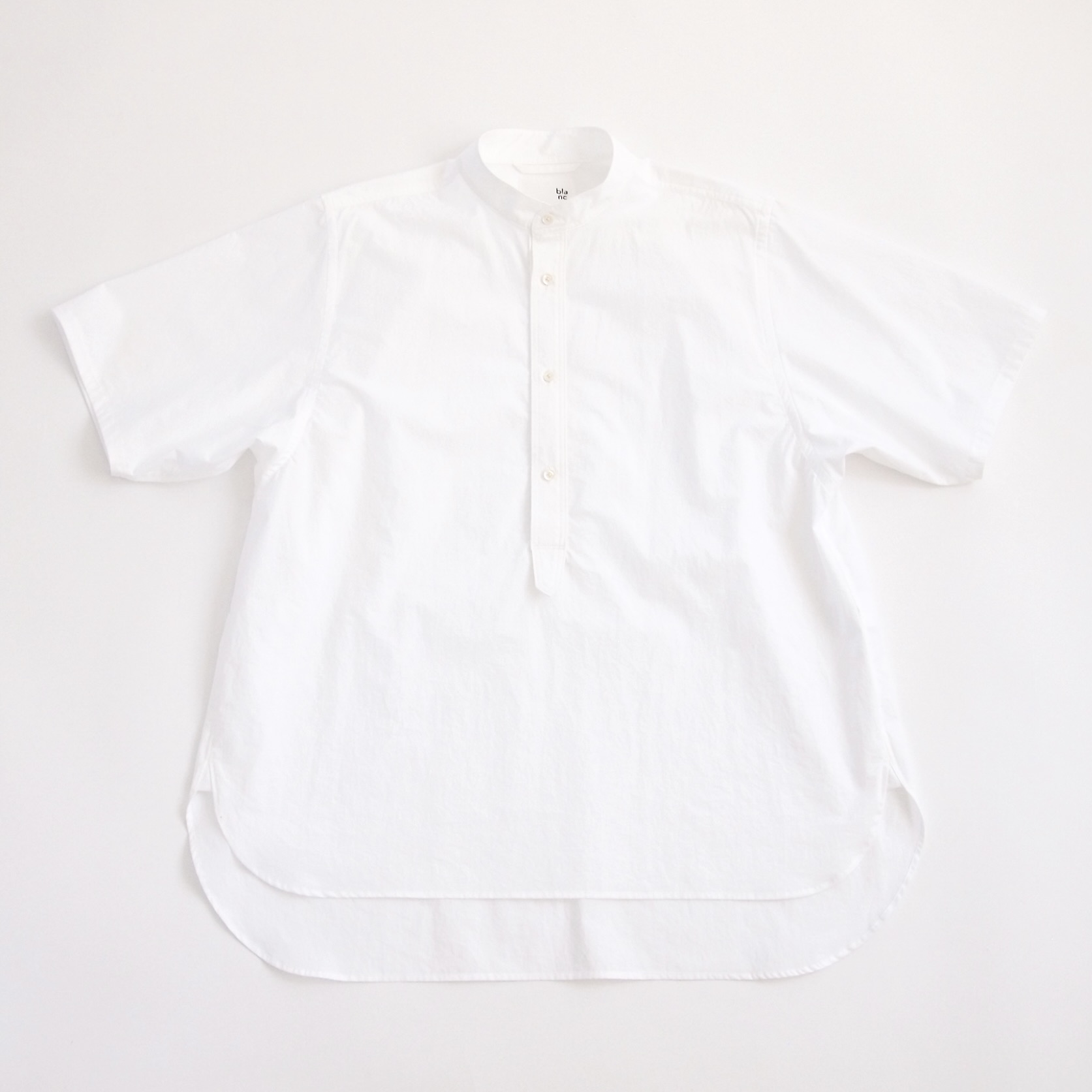style／half sleeve pullover shirts／white
